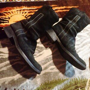 Buccaneer Style Leather - Suede Boots- Mens 10